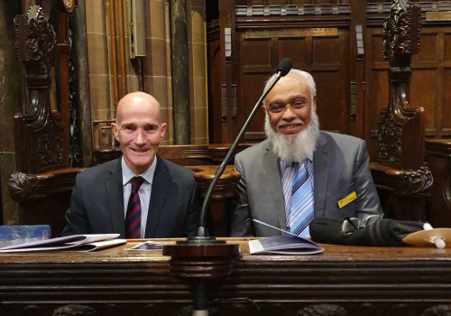 Light Up A Life Bury Hospice Trustees Devin Cassidy And Liaqat Ali